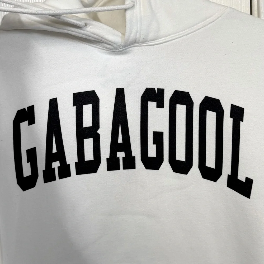 High End Chinatown Market Thick GABAGOOL White Men's L Streetwear Hoodie RARE - Picture 3 of 4